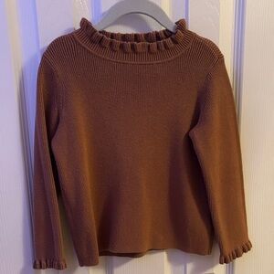 Toddler Girls’ GAP Ruffled Collar Knit Sweater Size 4